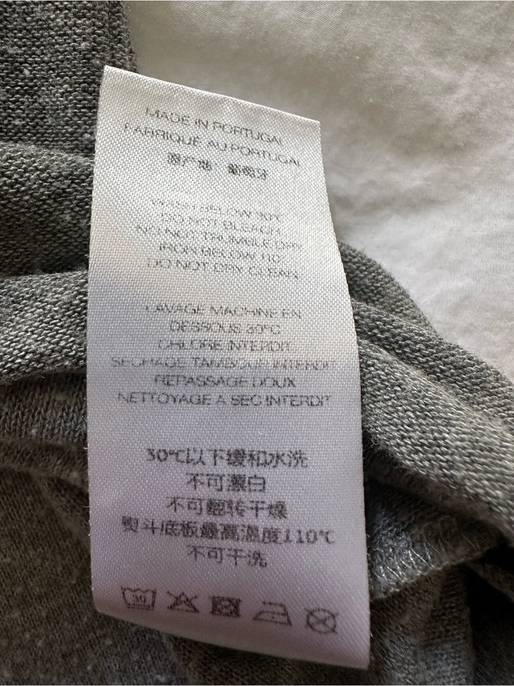 IRO men’s Gray Short Sleeve Crewneck Tee, size XL - Picture 10 of 11